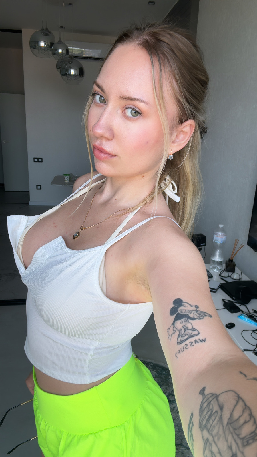 KateV in her underwear in Bata