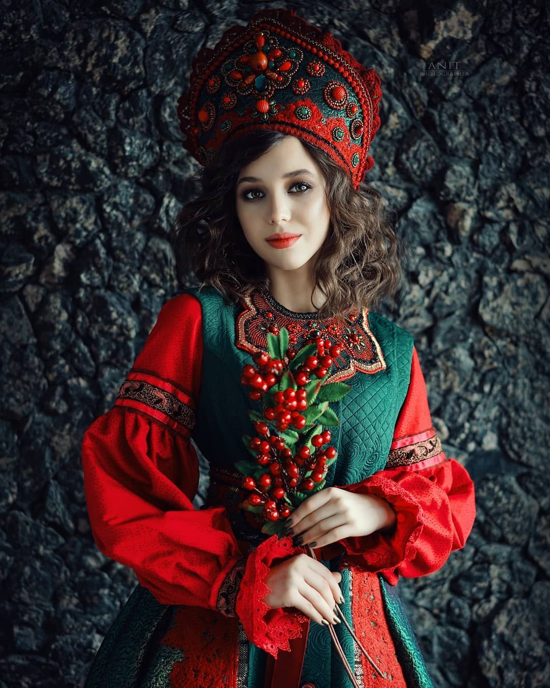 Nude girl Women in Slavic costumes in Bata